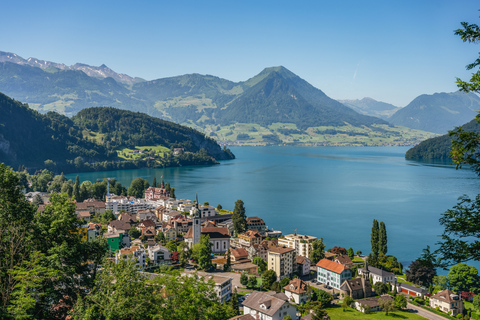 Vitznau: Train Tickets and Rigi Mineral Baths Day Ticket