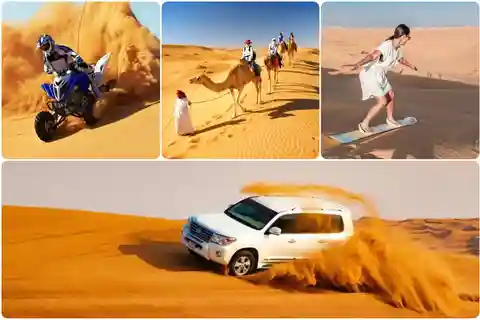 Doha: Quad/Buggy, Wüstentour, Kamelritt, SandBoarding
