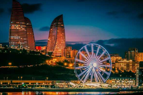 Luzes nocturnas de Baku: Visita guiada