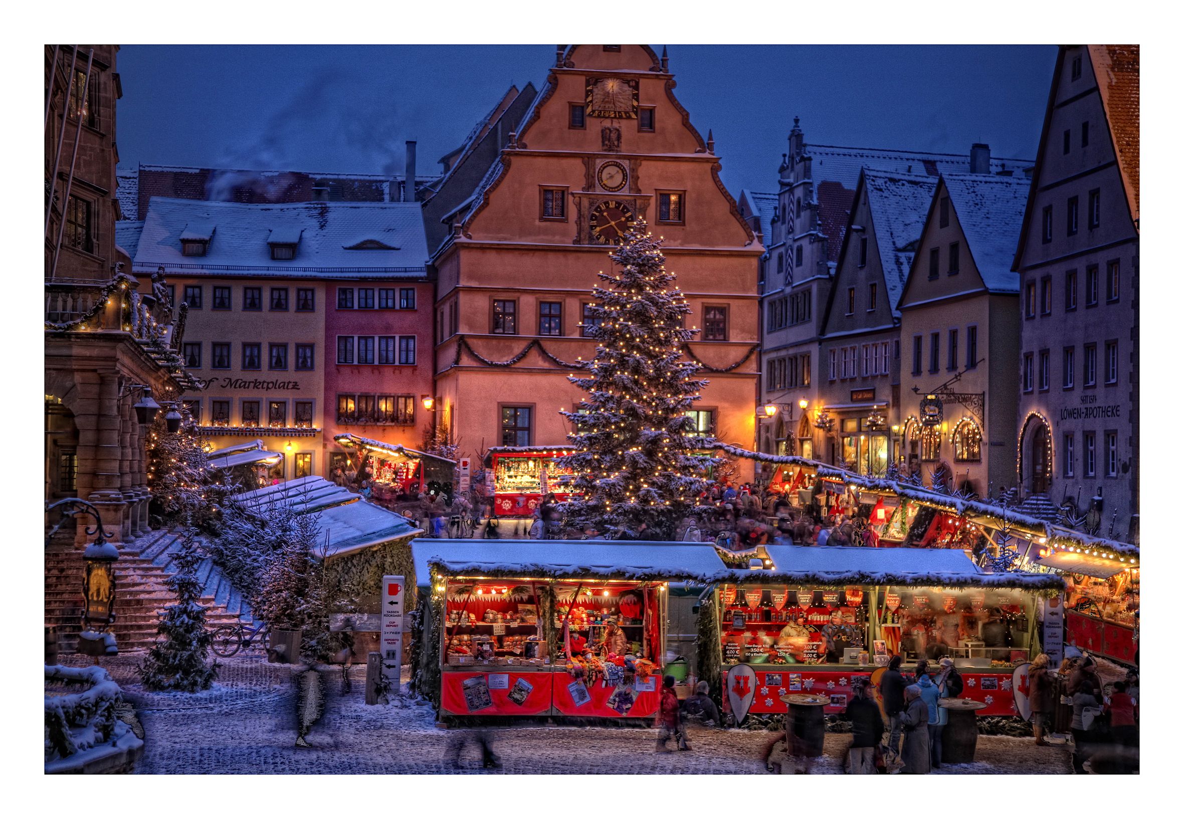 Rothenburg ob der Tauber & Würzburg: Romantische Weihnachtsmomente