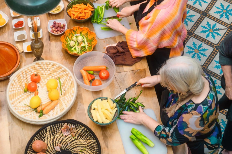 Matlagningskurs i marockansk mat med en lokal kock i Marrakech