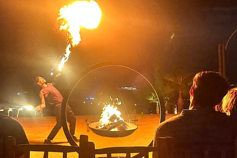From Marrakech: Agafay Desert Quad & Camel Ride with Dinner Marrakech: Agafay Desert Sunset and Dinner with Show