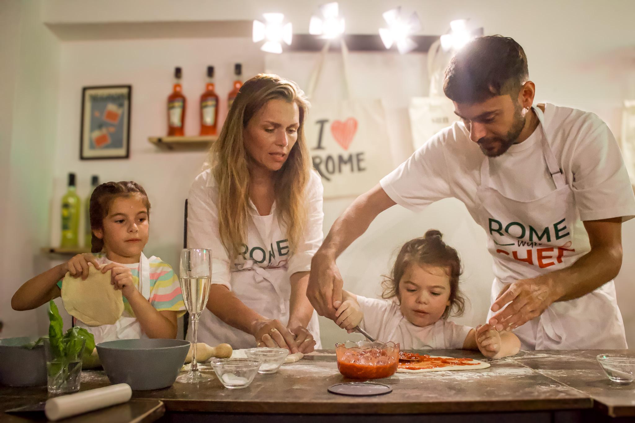 Rom: Pizza- und Tiramisu-Kochkurs in der Nähe des Kolosseums