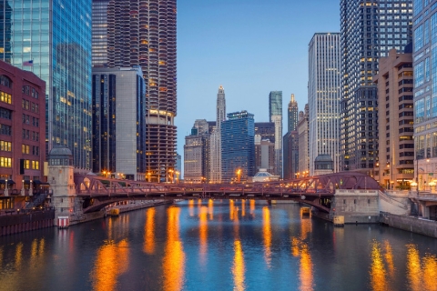 Chicago River : 1,5 heure d'excursion guidée en bateau d'architecture