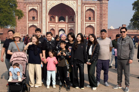 Depuis Jaipur - Sautez la ligne : Visite du Taj Mahal et d'AgraTour avec voiture uniquement