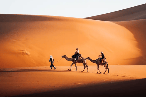 Da Marrakech: Magico tour del deserto di 3 giorni a Fes attraverso il SaharaCampo Deluxe: Tenda di lusso (consigliato)