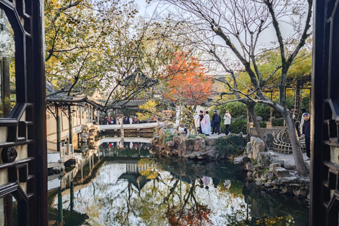 Wycieczka z Szanghaju do klasycznego ogrodu i miasta wodnego Suzhou