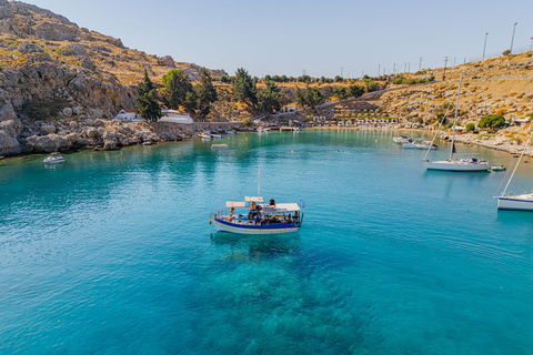 Sailing Lindos & Hidden Bays with Captain Vasilis