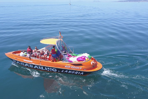 Benalmádena: Voo de Parasailing de luxo do Porto de BenalmádenaPara voar juntos