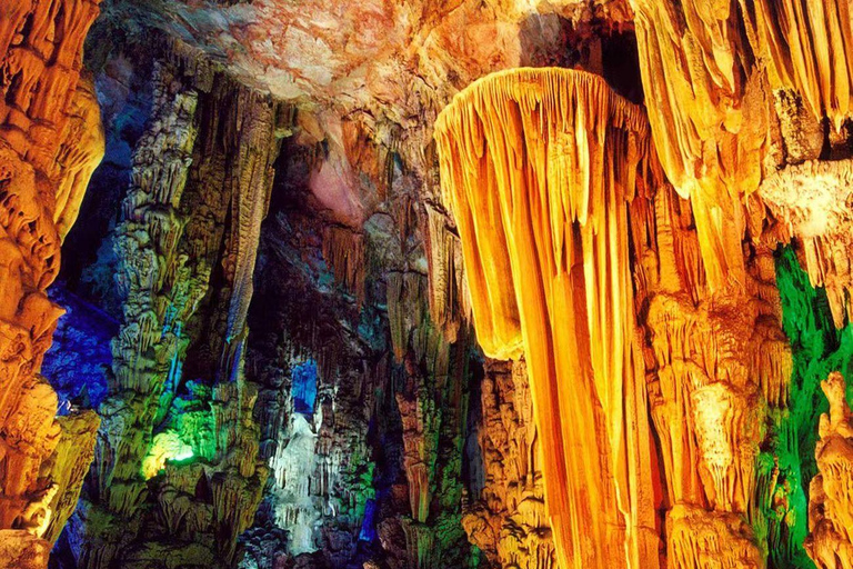 Guilin: 1-Tag Höhle, Xianggong Hügel, Bambusboot &amp; Show