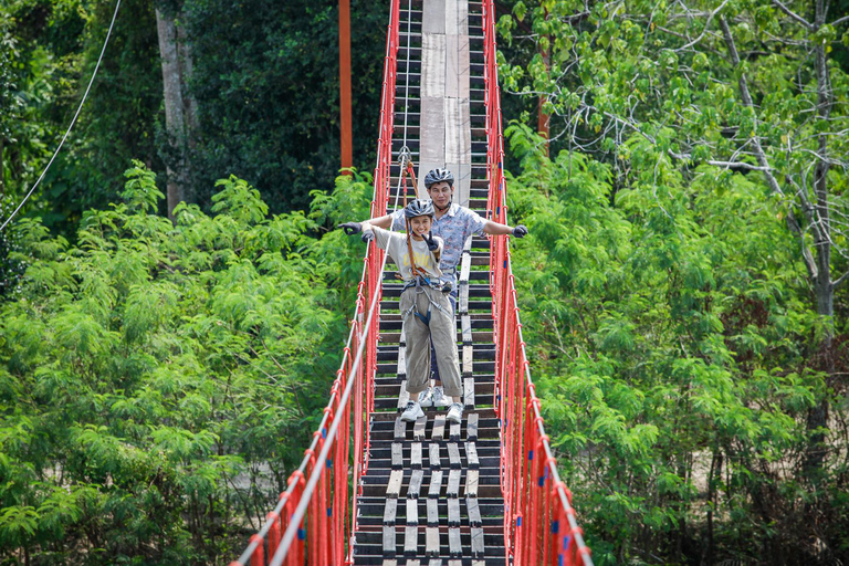 Pattaya: Soar like Tarzan on an Exciting Zipline Ride Zipline : Small Kid 7 platforms Course