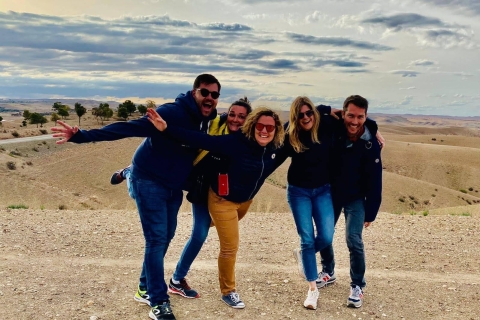 Marrakesh: Atlasberg, Berberdorpen en Agafay-woestijnKameelrit door de Agafay-woestijn en dagtocht naar de Atlasberg-waterval
