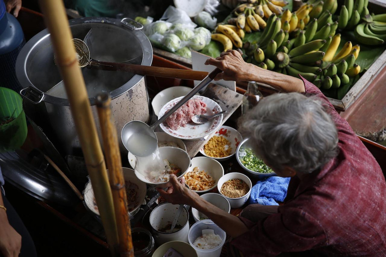 Tour particular dos mercados icónicos da Tailândia