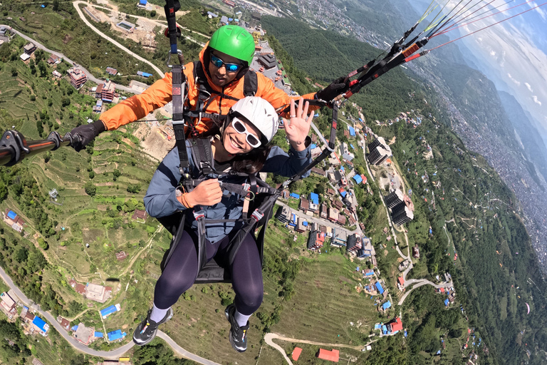 Pokhara: Tandem Paragliding Flight with GoPro Photos Cloud Buster – 35 to 40 minutes