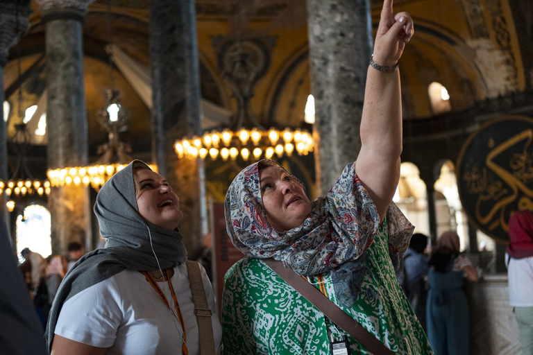 Istambul: Excursão à Hagia Sophia e à Cisterna da Basílica com ingressos