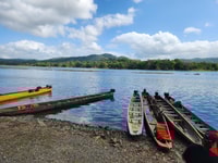 Villaggio indigeno Embera nella giungla e cascata di Chagres - Housity