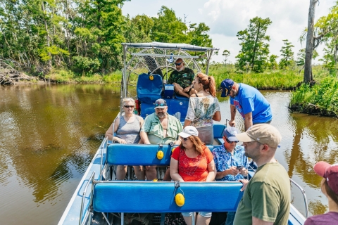 New Orleans: High Speed 6-9 Passenger Airboat Tour Boat Tour from The Dock at 12:10 PM