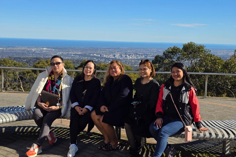 Adelaide: Mezza giornata di visite alla città, al monte Lofty e a HahndorfAdelaide: tour di mezza giornata tra le attrazioni della città, il monte Lofty e Hahndorf