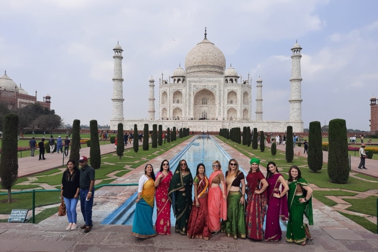 Taj Mahal und Red Fort Tour am selben Tag vom Flughafen Delhi