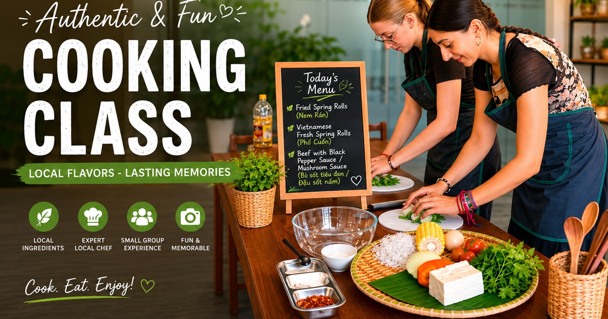 Ninh Binh: Cooking Class & Egg Coffee Experience