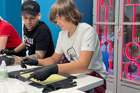 مدريد: ورشة الوشم