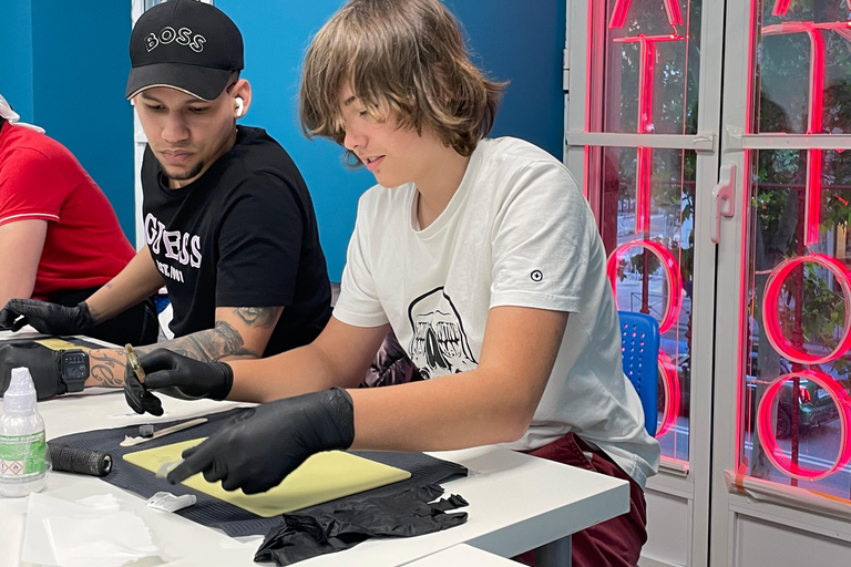 مدريد: ورشة الوشم