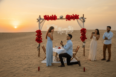 Dubai: Private Occasion Celebration with Dinner & Stargazing Marry Me Proposal with Desert Experiences & Transfers