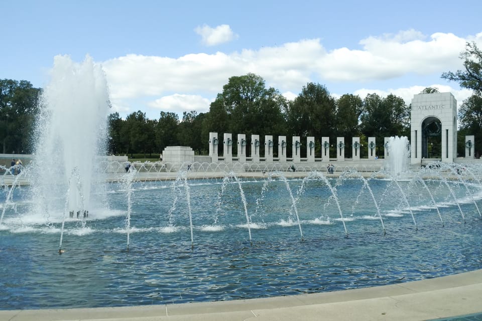 Visitando o Memorial dos Veteranos da Guerra da Coréia em DC