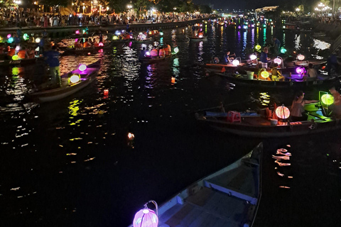 Hoi An Street Food, night market and lantern Boat Ride