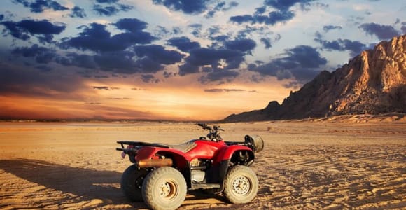Sharm El-Sheikh: ATV Desert Morning Quad Safari w/Sandboard