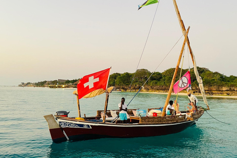 Zanzibar: Private Sunset Dhow Dinner Cruise & Transfers