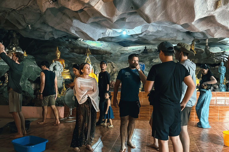 Pattaya: Waterfall Swim, Cave River and Naga Temple Day Trip