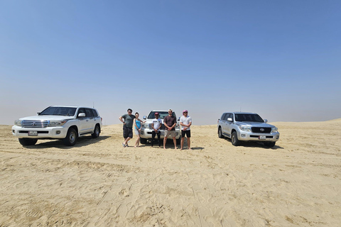 Doha:Private Desert Safari, Falcon, Sandboarding,inland sea Doha: Private Desert Safari, falcons, and Sandboarding