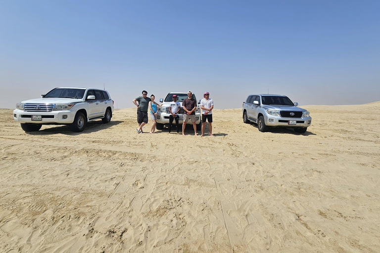 Doha:Private Desert Safari, Falcon, Sandboarding,inland sea Doha: Private Desert Safari, falcons, and Sandboarding