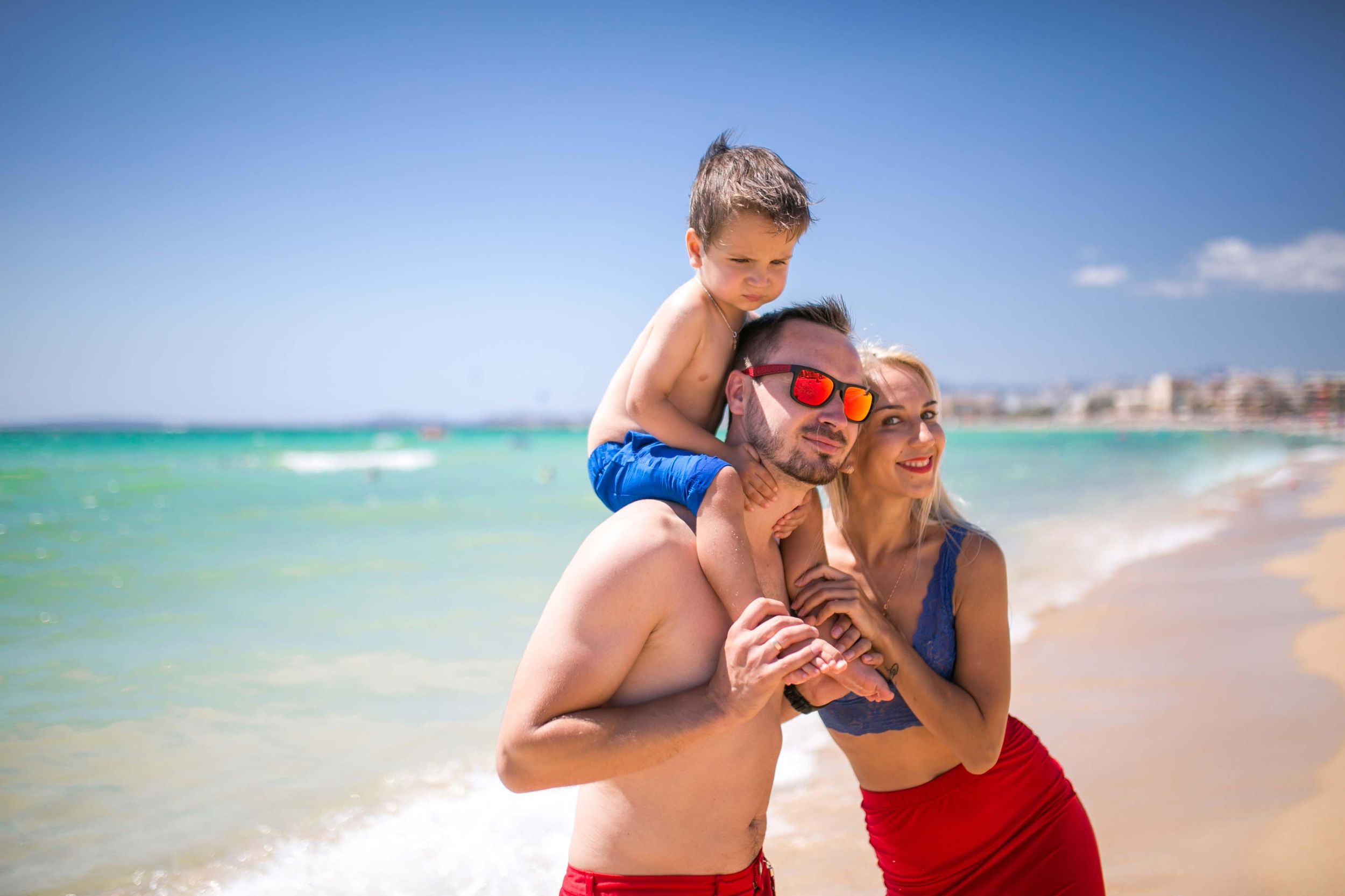 Privates Fotoshooting am Strand auf Mallorca mit Fotograf