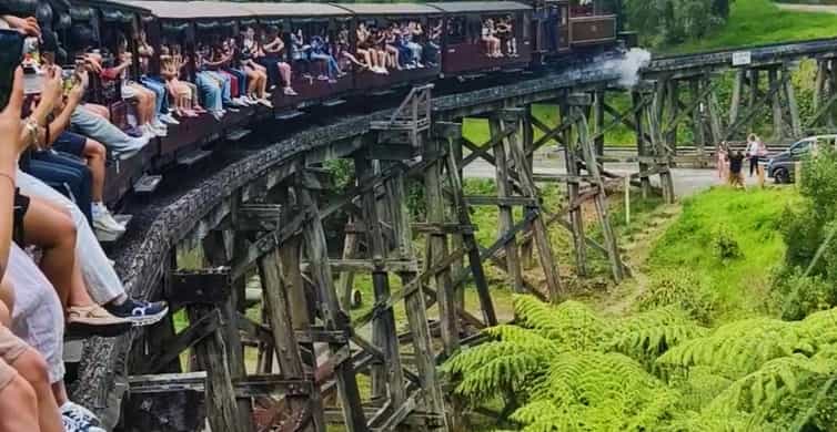 Melbourne: Puffing Billy Train and Penguin Island Day Tour