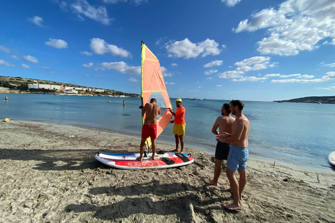 Mellieha: Windsurfles voor beginners