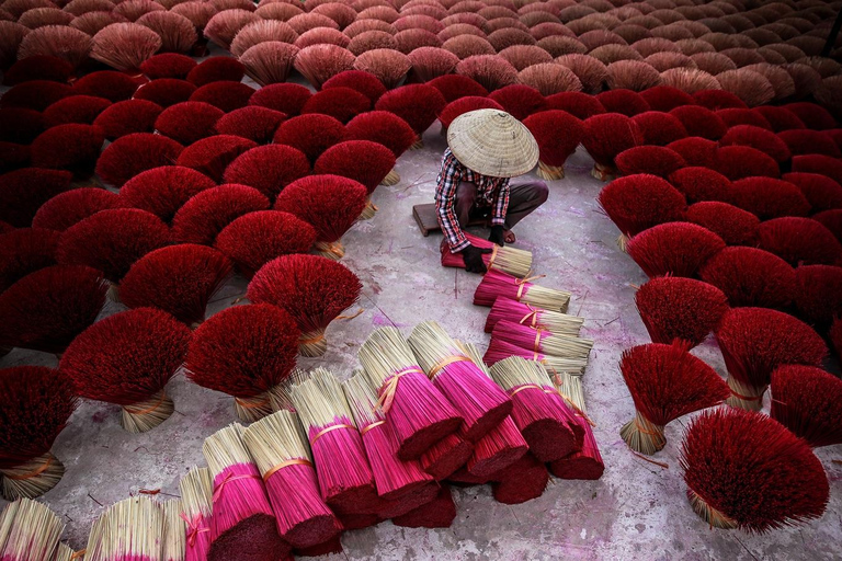 Hanoi: Incense Village & Hat Craft or Dau Pagoda SMALL GROUP SMALL GROUP: Stunning Incense Village & Hat Village - BEST