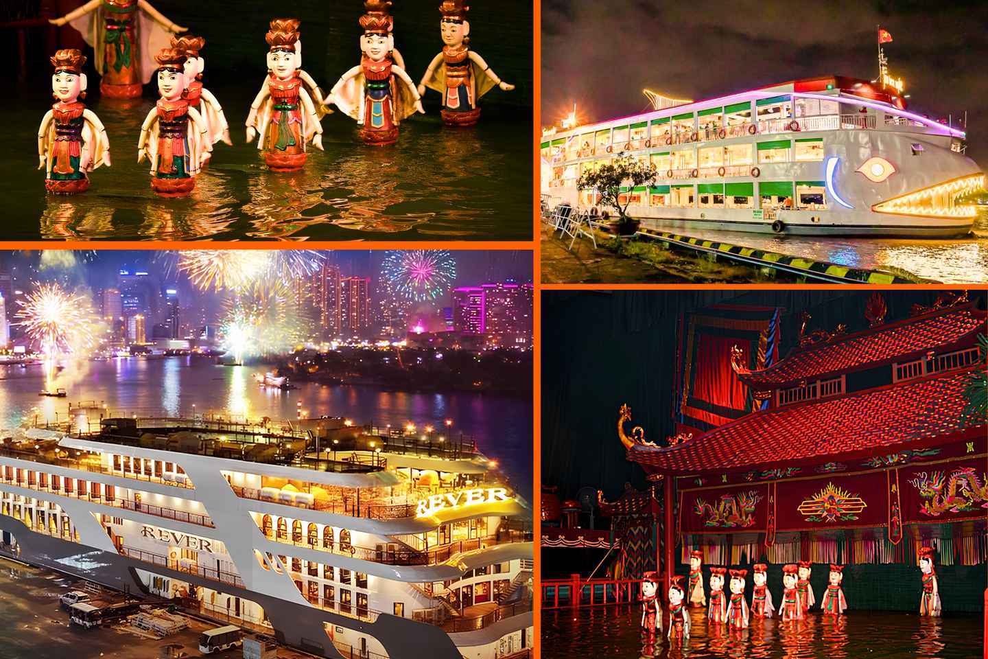 HCMC: Evening Water Puppet Show & Saigon Dinner Cruise - Water Puppet Show & Deluxe Dinner Cruise