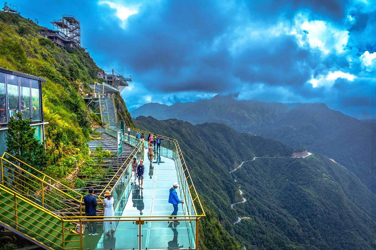 Hanoi: Sapa 3-Day Fansipan, Glassbridge, Cat Cat & Moana Half Day Glassbridge & Silver Waterfall From Sapa Town