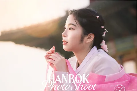Corée du Sud GyeongbokgungPalace : Photographie professionnelle de Hanbok