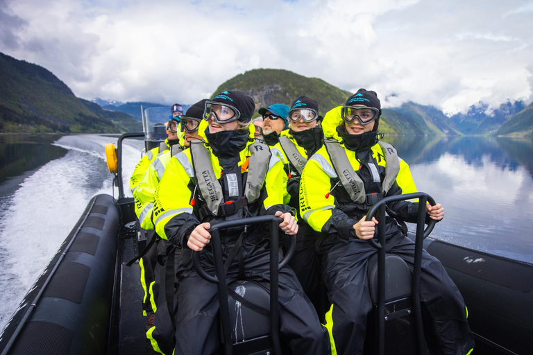 Avventura a Ulvik: Esplorare l&#039;Osafjord dell&#039;Hardangerfjord in gommoneUlvik: safari in RIB all&#039;Osafjord - un ramo dell&#039;Hardangerjord