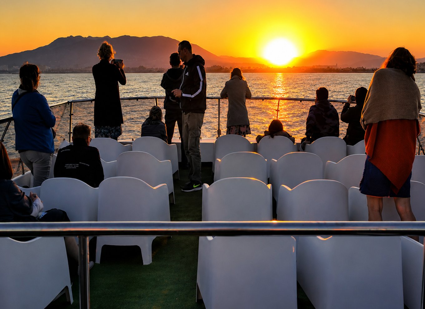Málaga: Katamaran-tur ved solnedgang