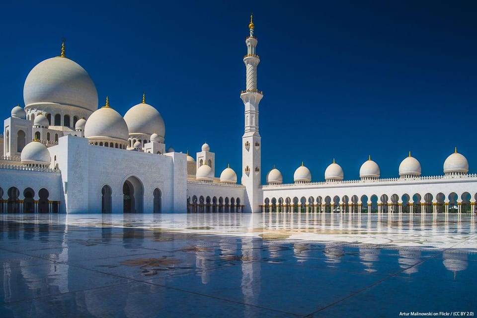 Dubai naar Abu Dhabi Moskee, Palaces, Erfgoed, Full-day Tour - Hizvo
