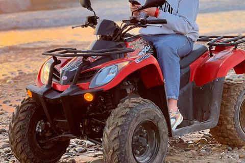 Agadir & Taghazout: Quad Beach & Mountain Adventure with Tea quad bike full day to paradis valley