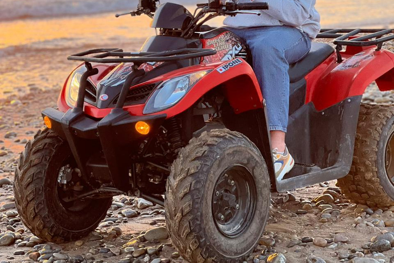 Agadir & Taghazout: Quad Beach & Mountain Adventure with Tea quad bike full day to paradis valley