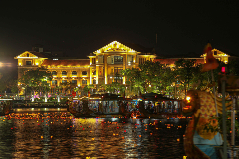 Hue: Perfume River Dinner Cruise with Traditional Show