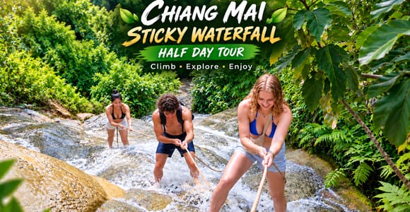 Chiang Mai:Sticky waterfall (Half Day) Hotel Transfer