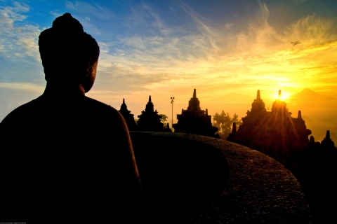 Yogyakarta : Borobudur Sonnenuntergang & Kedung Kayang Wasserfall