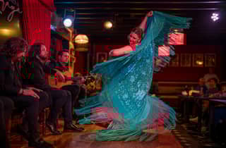 Granada: Flamenco-Show mit Abendessen im Jardines de Zoraya